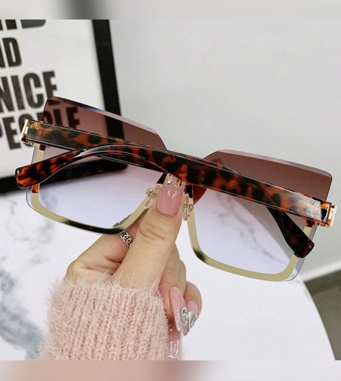 Icon Rimless Sunglasses