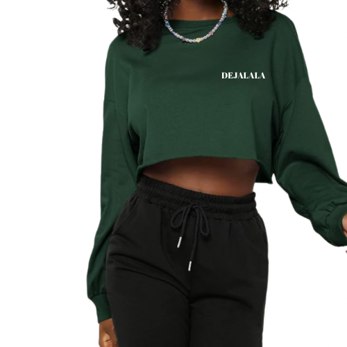 Seek No Approval Cropped Sweatshirts