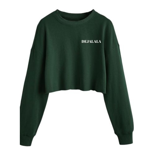 Seek No Approval Cropped Sweatshirts