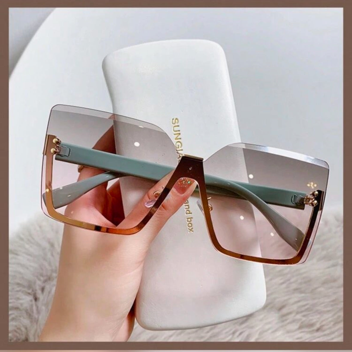 Icon Rimless Sunglasses