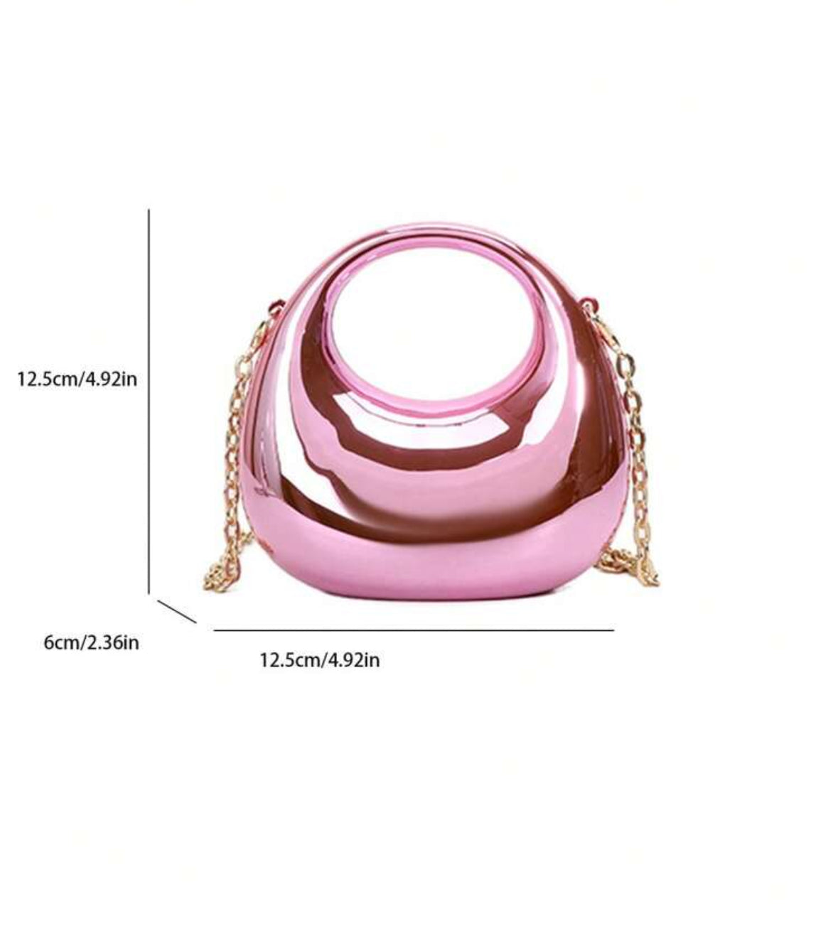 Metallic Moon Handbag