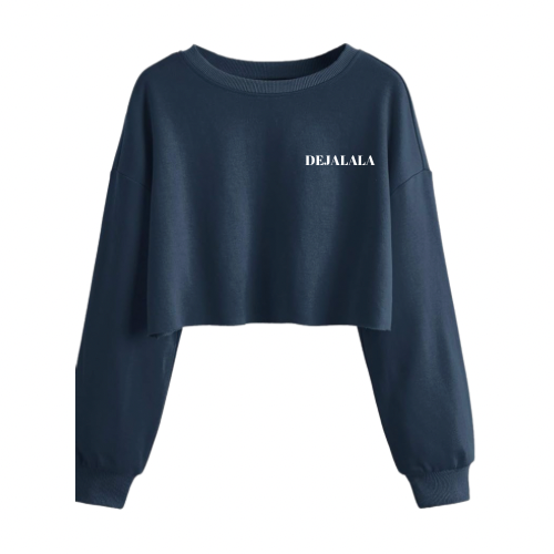 Seek No Approval Cropped Sweatshirts