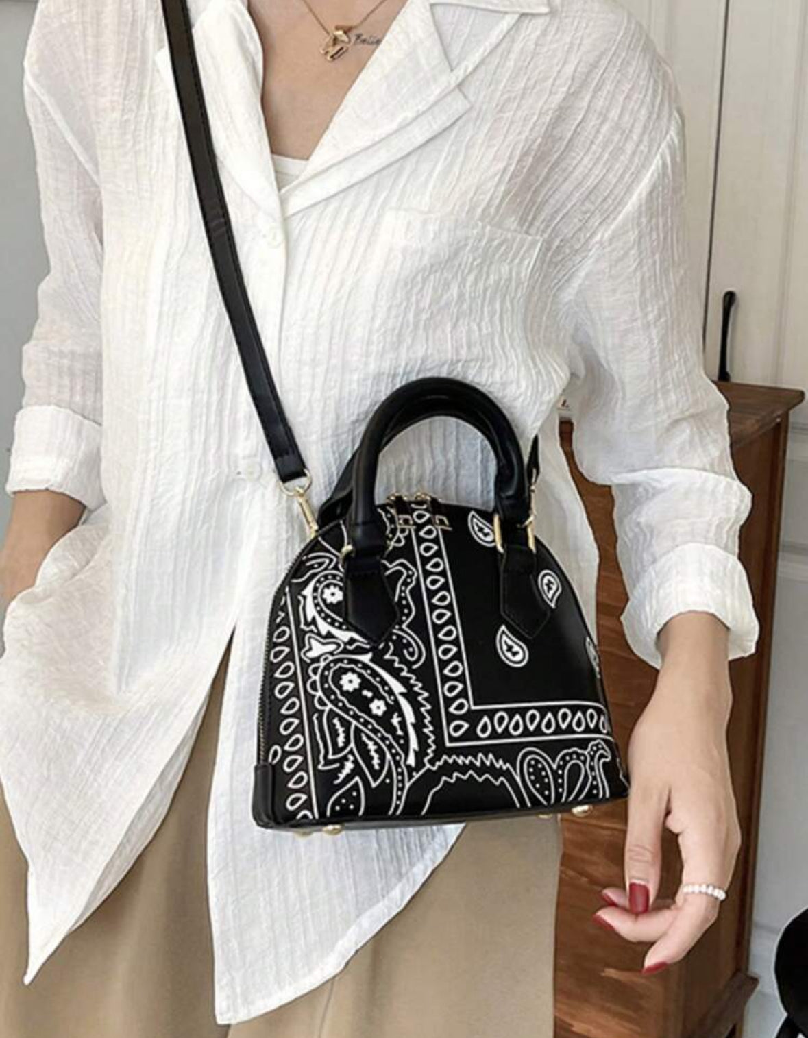 Paisley Mini Handbag