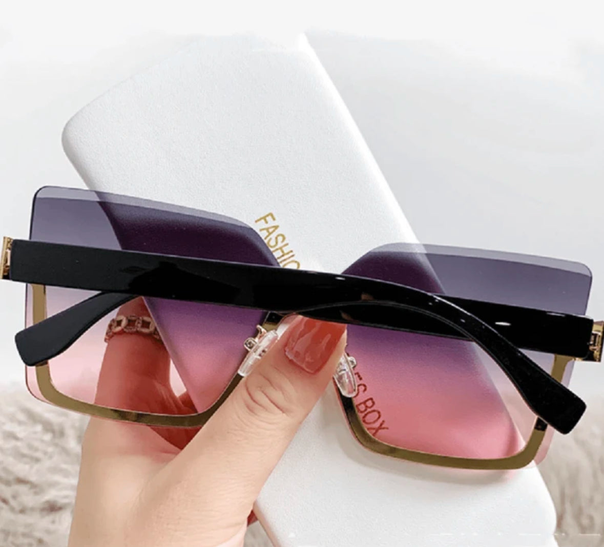 Icon Rimless Sunglasses