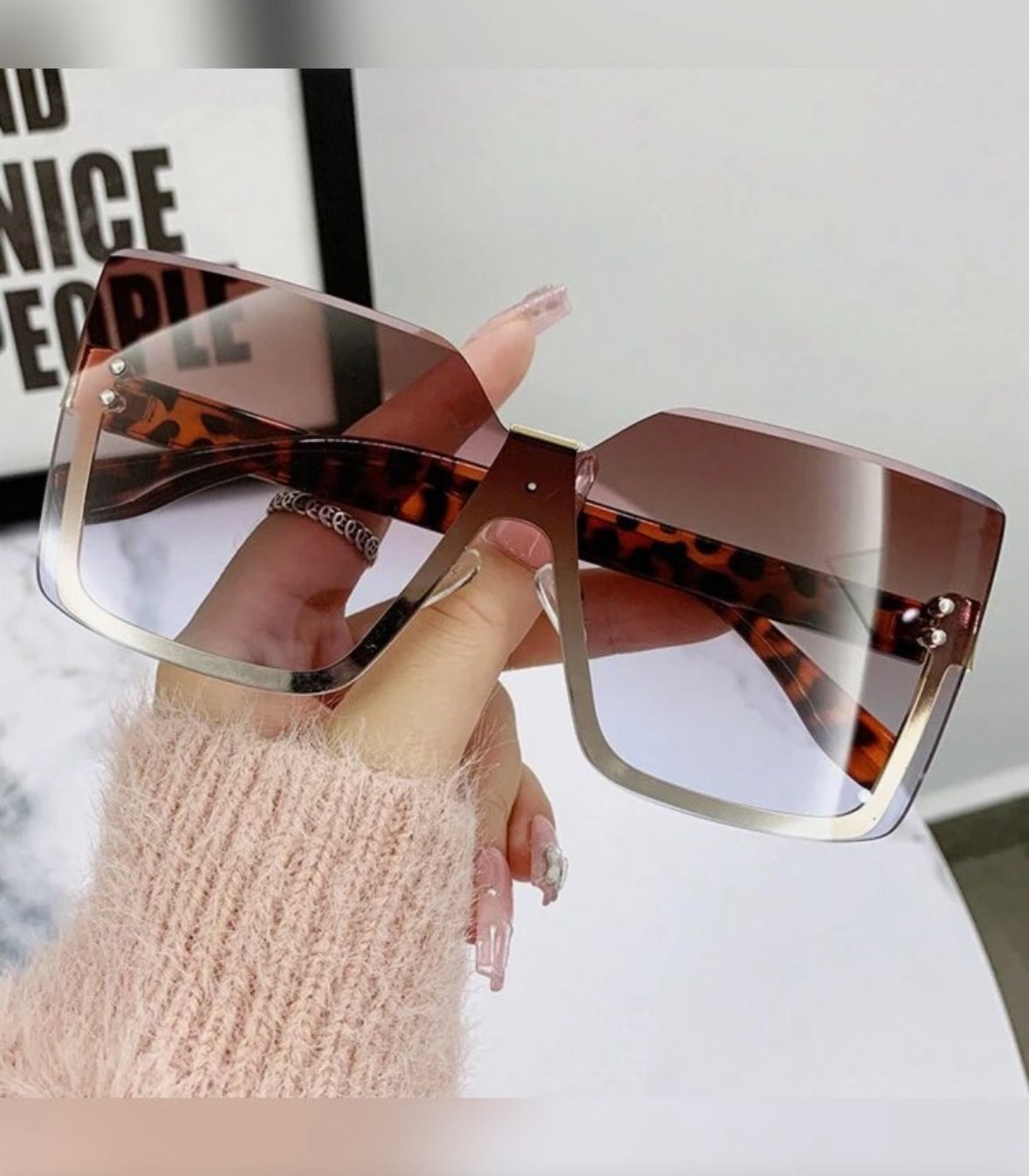 Icon Rimless Sunglasses