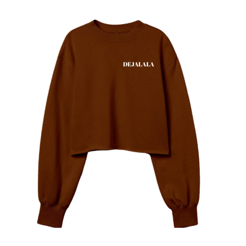 Seek No Approval Cropped Sweatshirts