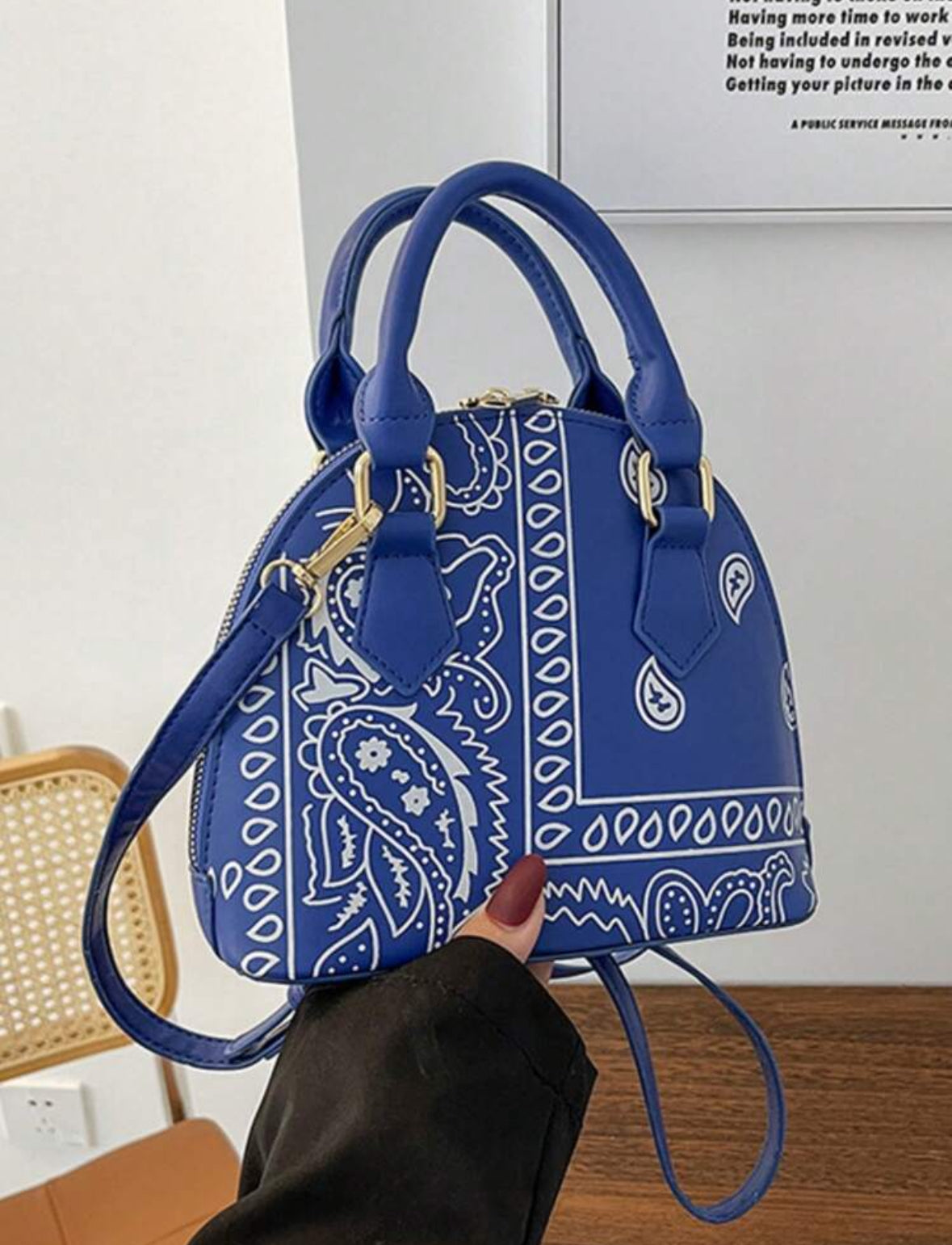 Paisley Mini Handbag